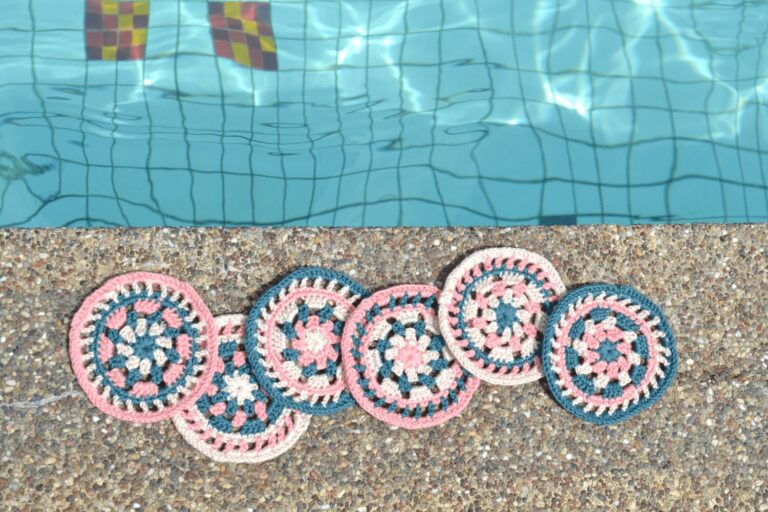 free crochet coaster pattern