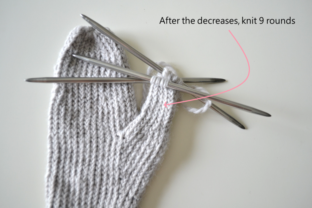simple mittens free knitting pattern thumb
