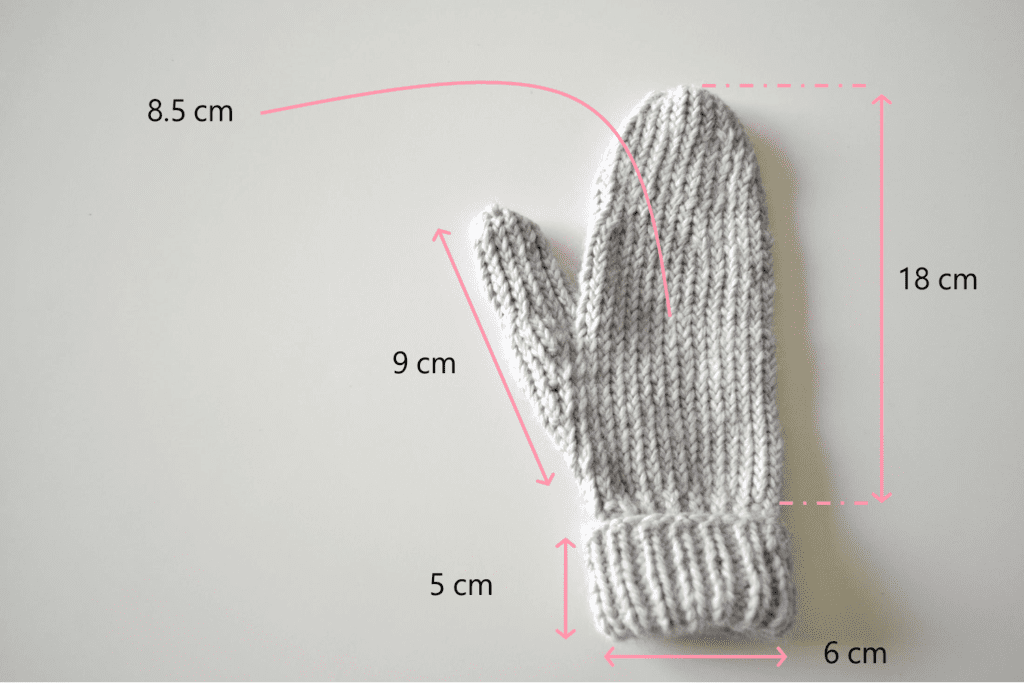 simple mittens free knitting pattern size