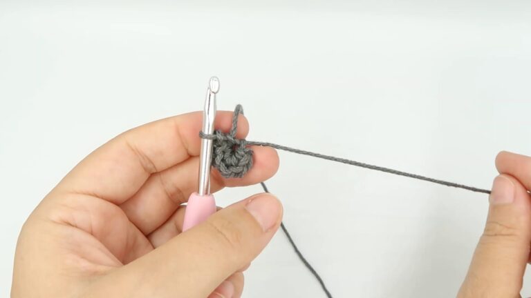 how to crochet a magic ring step 12