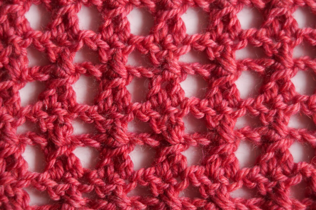 diamond crochet lace stitch pattern FREE