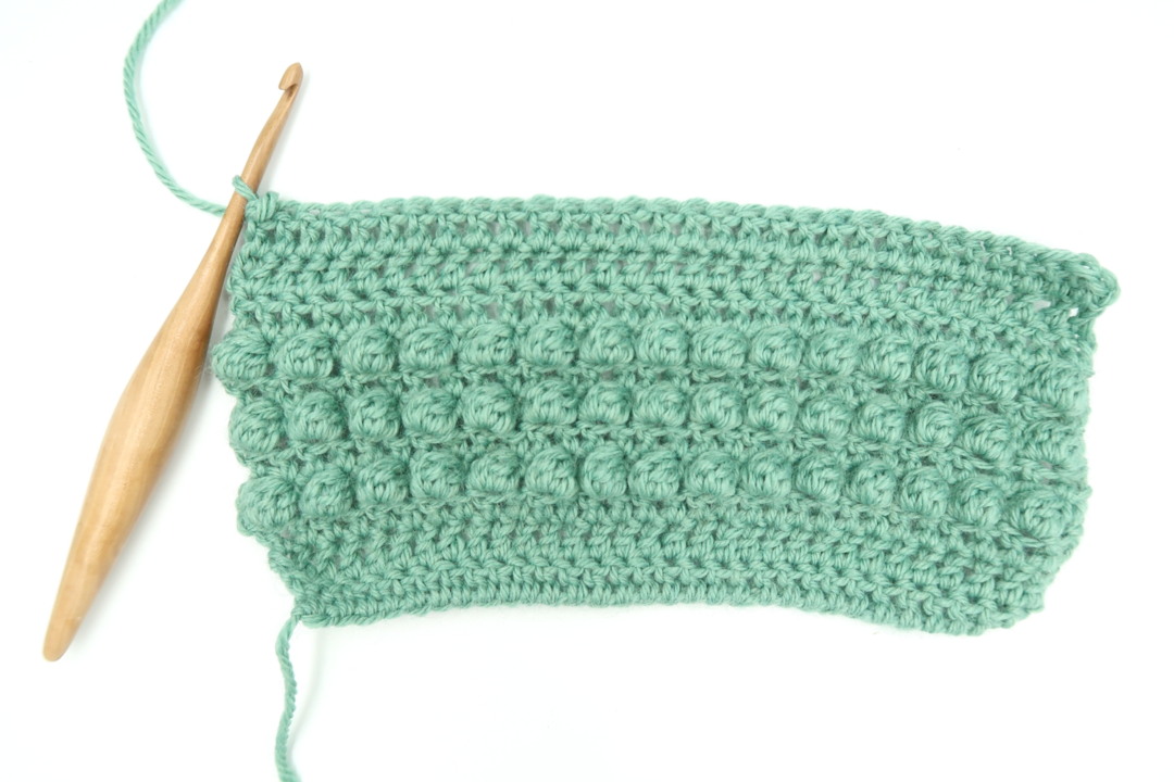 crochet bobble stitch how to written instructions plus video tutorial