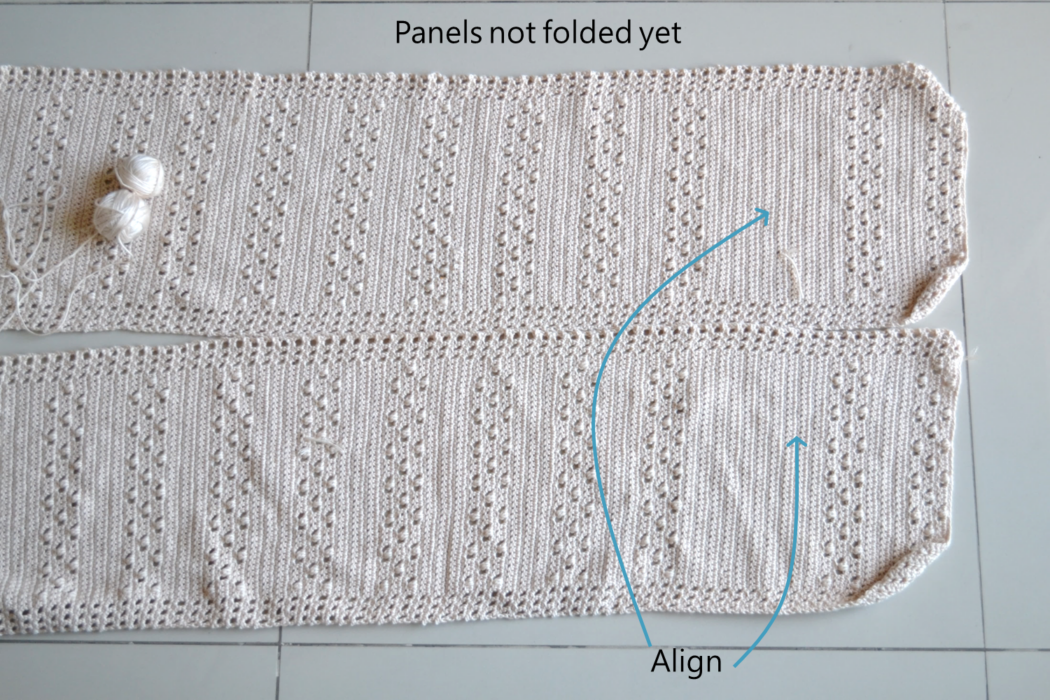 Crochet ideas for spring: a beautiful crochet dress free pattern step 6