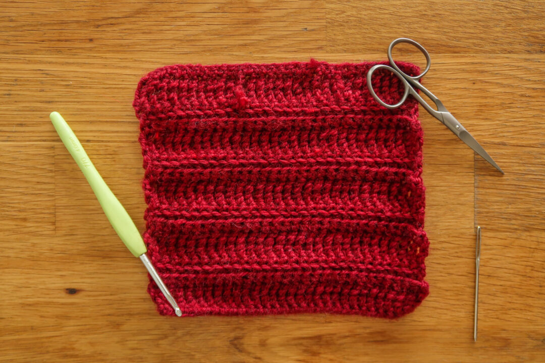 railroad crochet stitch for blankets