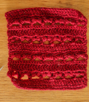 Cherry Puff crochet stitch tutorial