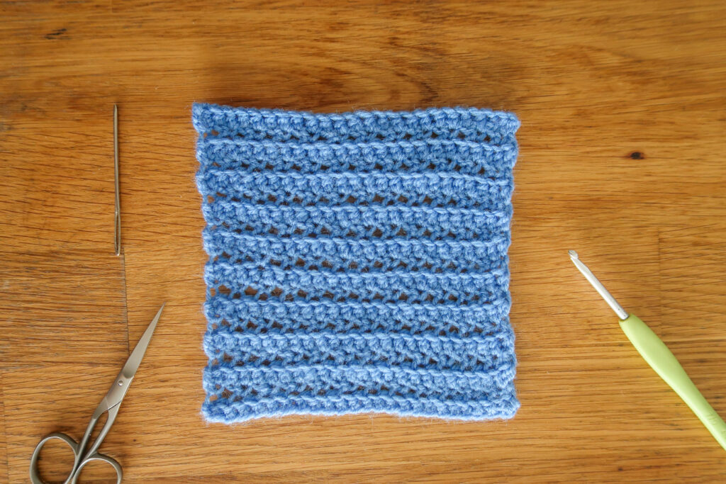 Trellis crochet stitch pattern