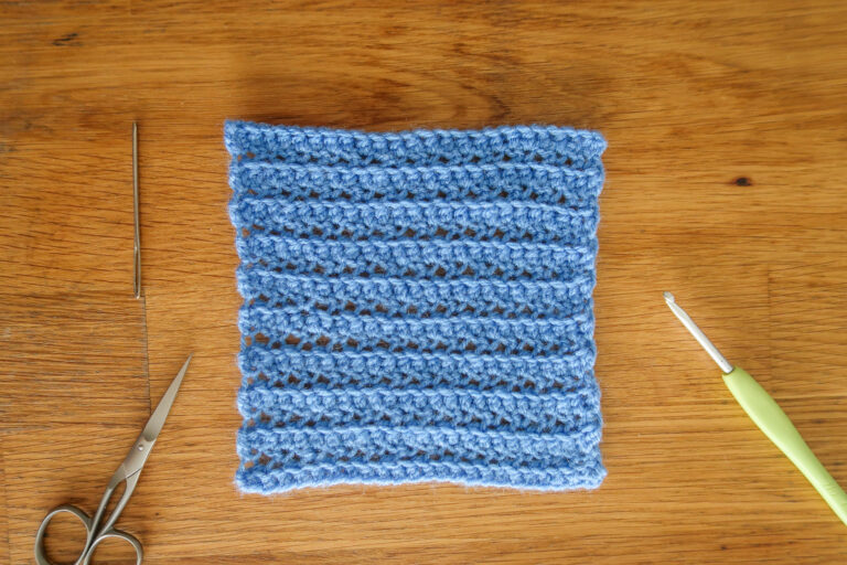 Trellis crochet stitch pattern