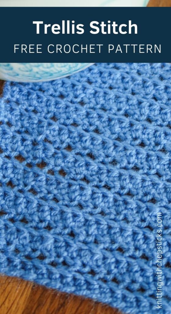 Trellis crochet stitch free