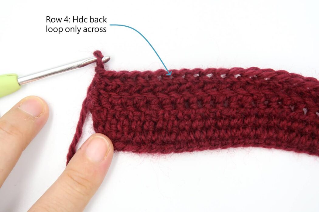 crochet stitch for blankets step 2