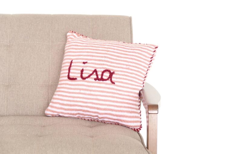 knit pillow cover pattern