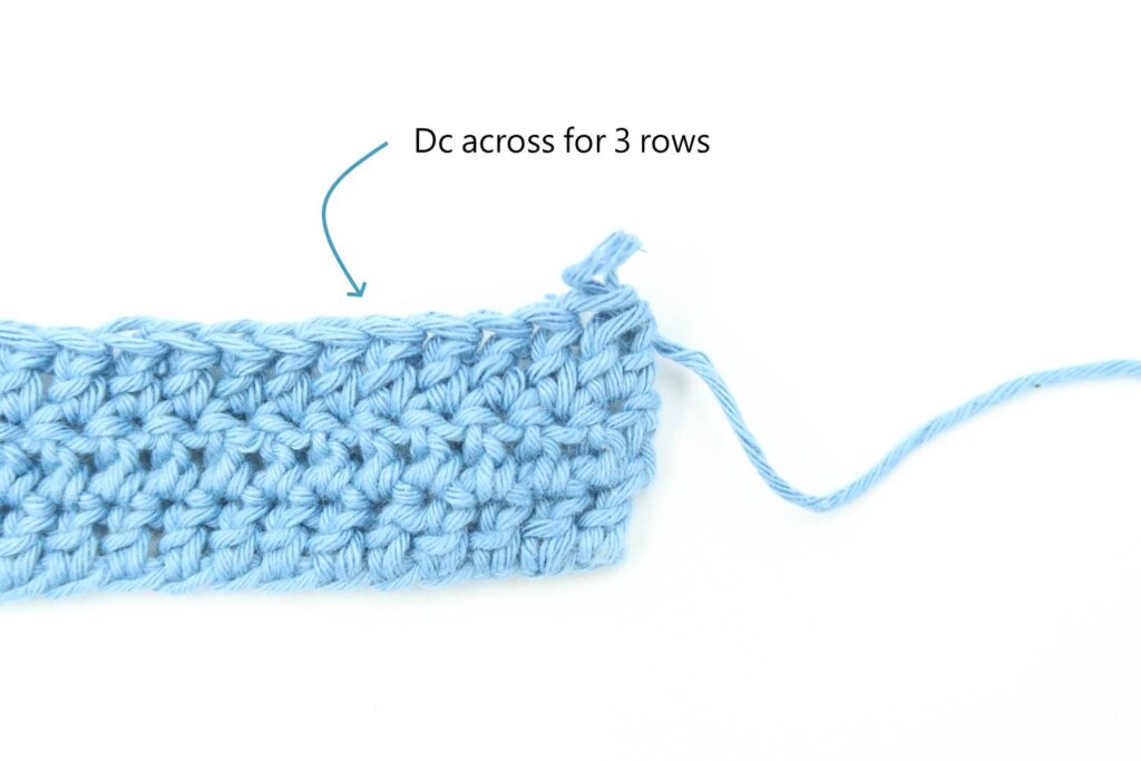 Step 1 of the Boutchou crochet sweater pattern