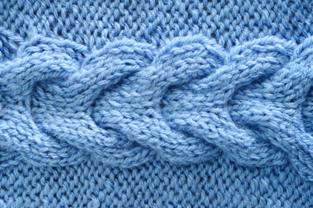 Horseshoe Cable knit stitch pattern