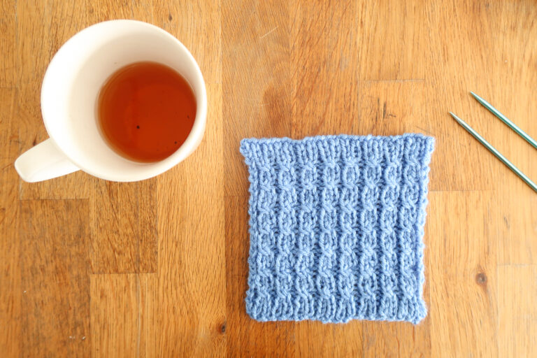 Cable Rib knitting stitch pattern