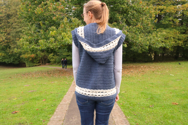 hooded vest crochet pattern FREE