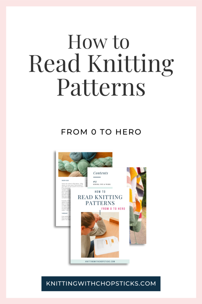 how to read knitting patterns