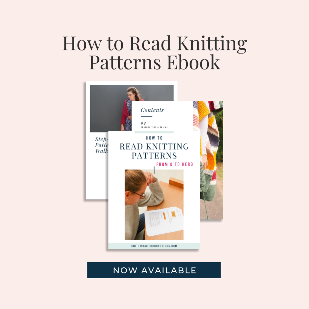 how to read knitting patterns ebook