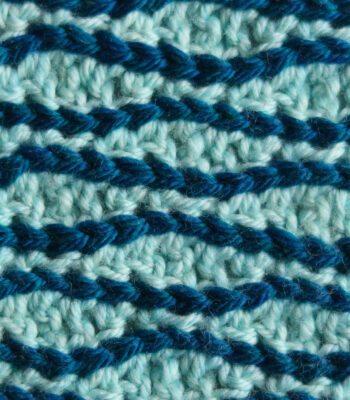 Accordion Multicolor crochet stitch pattern