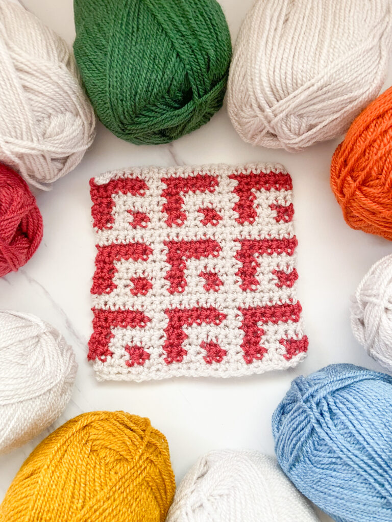 mitered squares crochet tutorial