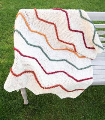 Eldoris chevron crochet blanket pattern