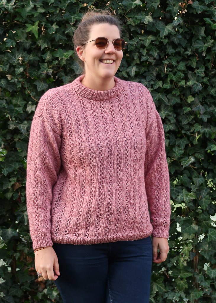 Lily free sweater knitting pattern