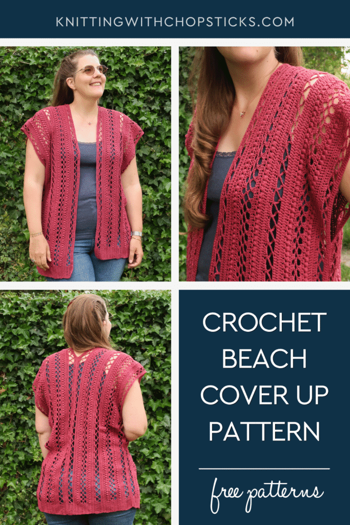 crochet beach cover up pattern free