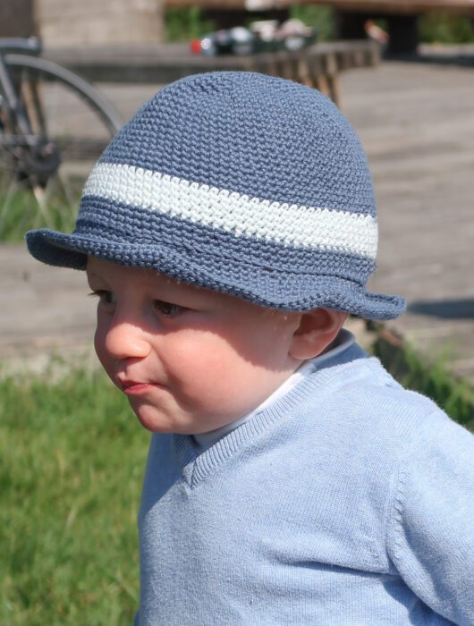 derby summer baby hat crochet pattern