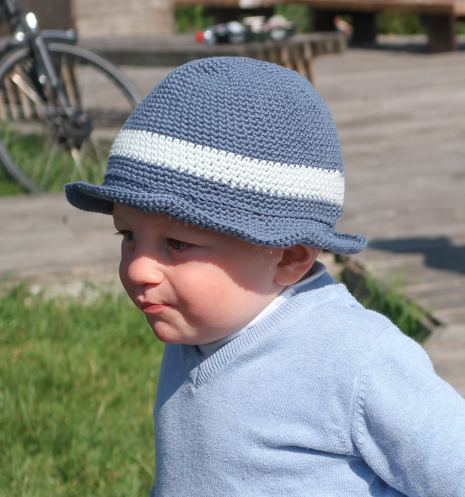 derby summer baby hat crochet pattern