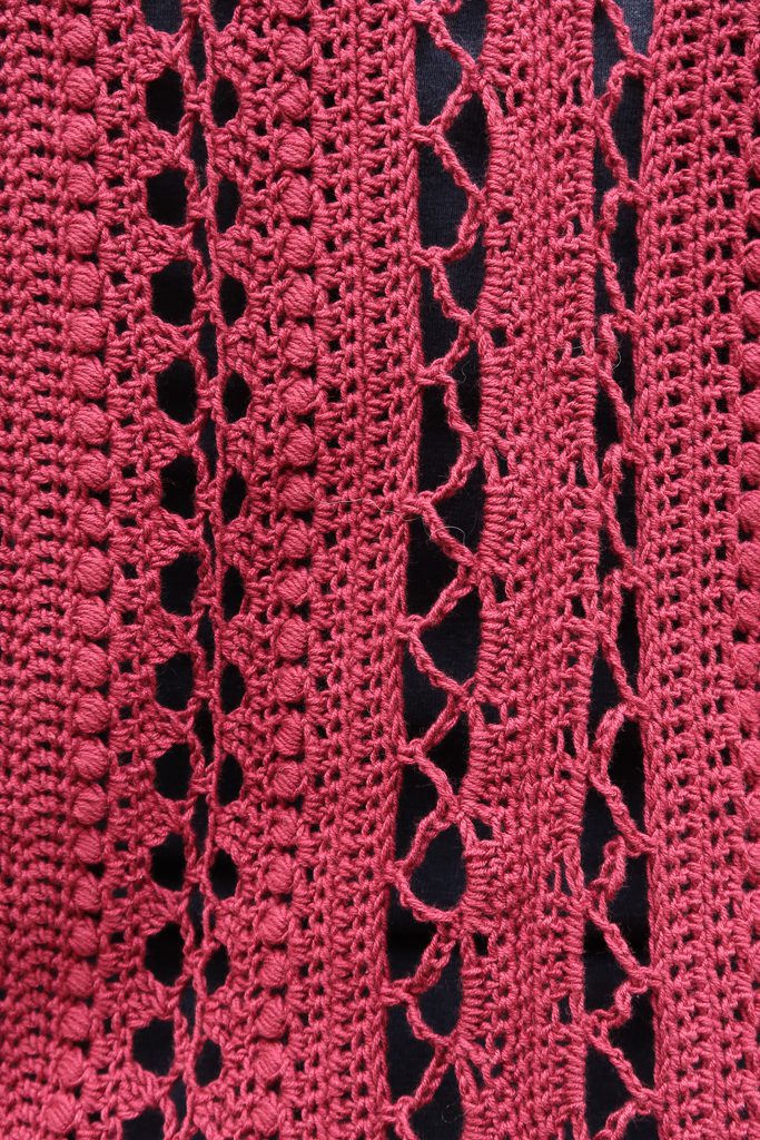 crochet summer top pattern free stitch pattern close up