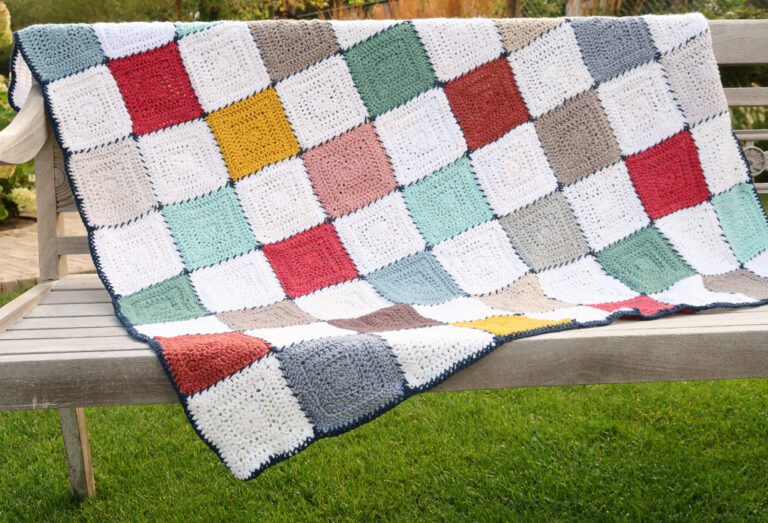 Scrap Yarn Crochet Blanket FREE Pattern Not So Scrappy Scrap Yarn Blanket