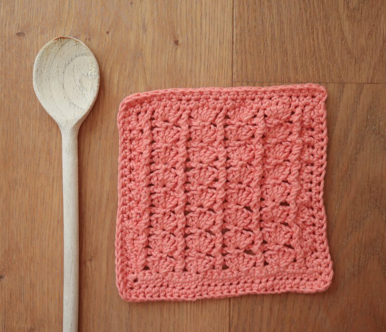 FREE Crochet Dishcloth Pattern Shell Dishcloth Crochet Pattern