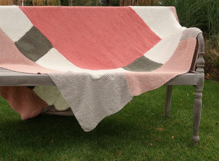 dovetail easy blanket knitting pattern