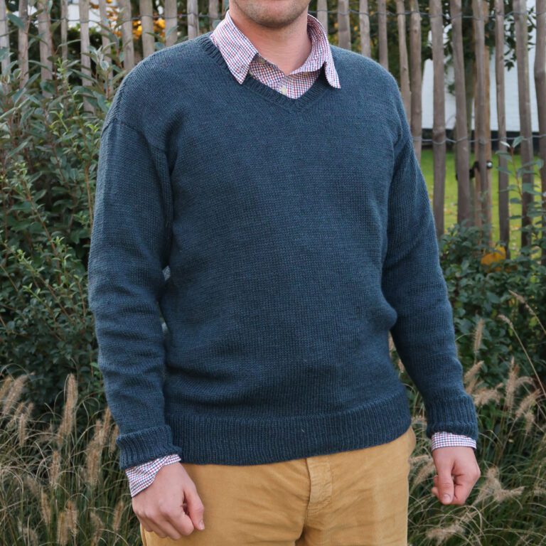 Arnaud men sweater knitting pattern