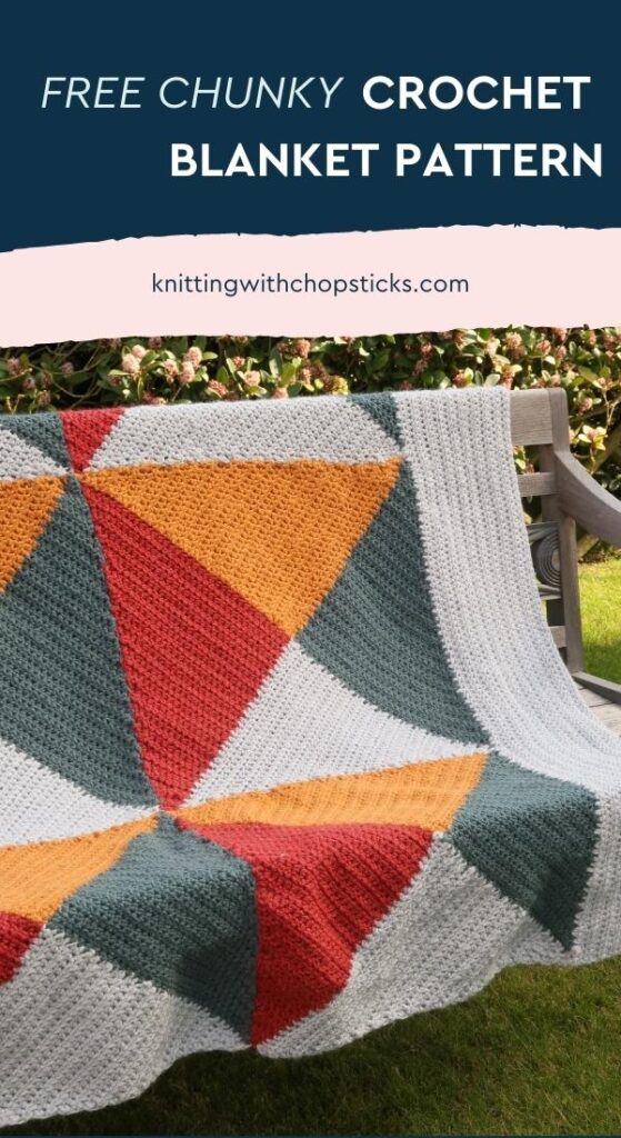 Free chunky crochet blanket pattern