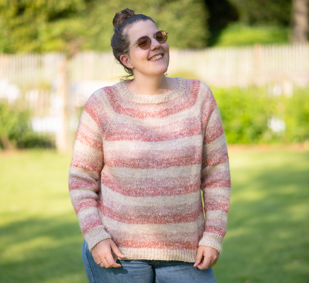 full view of the mohair jumper pattern free