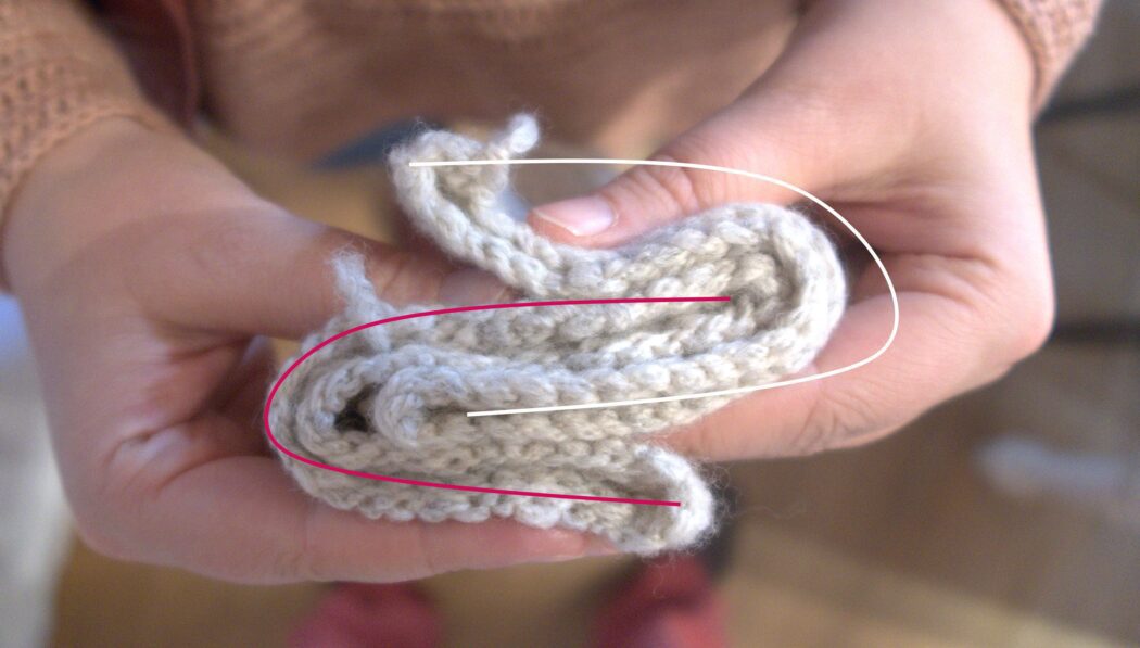 Free Knitted Cowl Pattern Twisted Knit Scarf Pattern Beginner