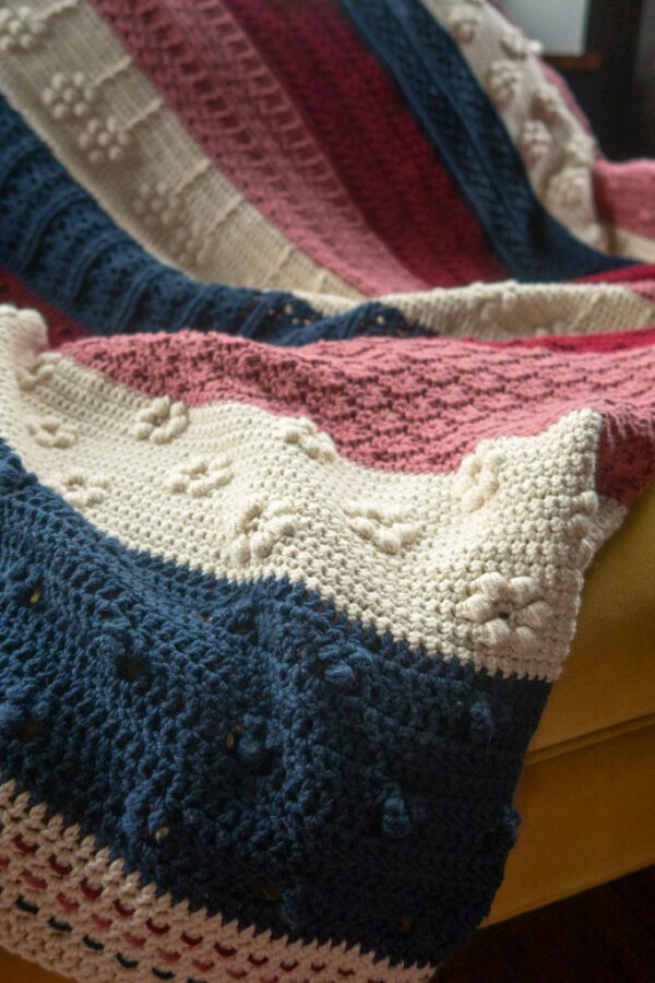 Blossoming Blanket Crochet-a-long (CAL) | Knitting with Chopsticks