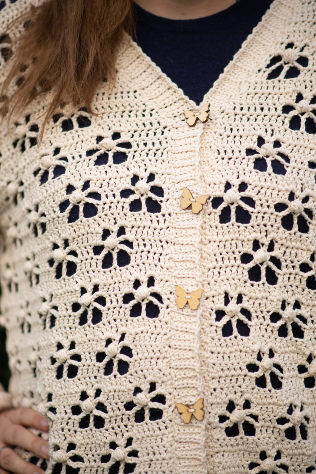 Floral Cardigan Crochet Pattern - Summer Crochet Cardigan