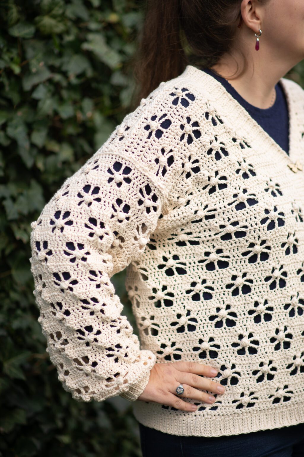 Floral Cardigan Crochet Pattern - Summer Crochet Cardigan