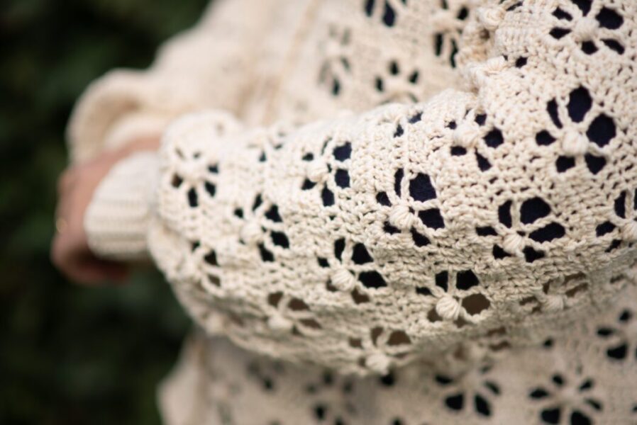 Floral Cardigan Crochet Pattern - Summer Crochet Cardigan