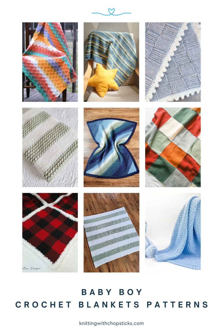 boy baby blanket crochet roundup: 20 free easy baby blankets for boys