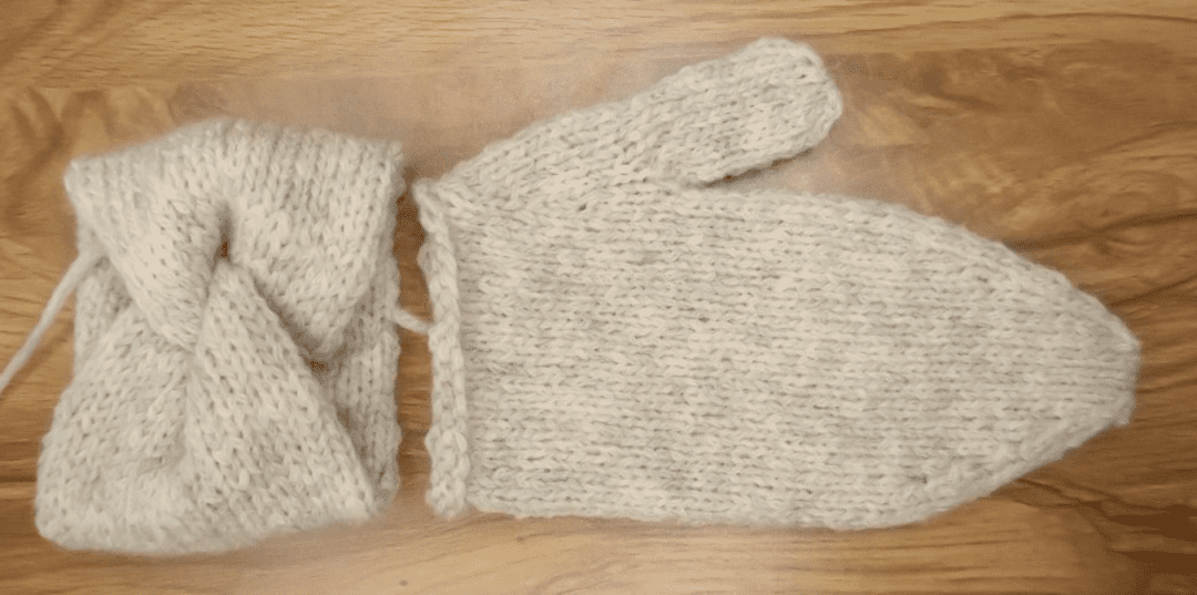 Free Knitting Pattern for Mittens - Twisted Mittens Knit Pattern