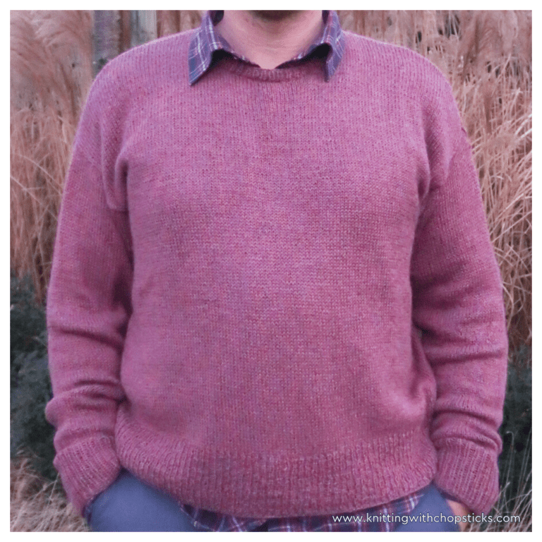 mens sweater knitting pattern