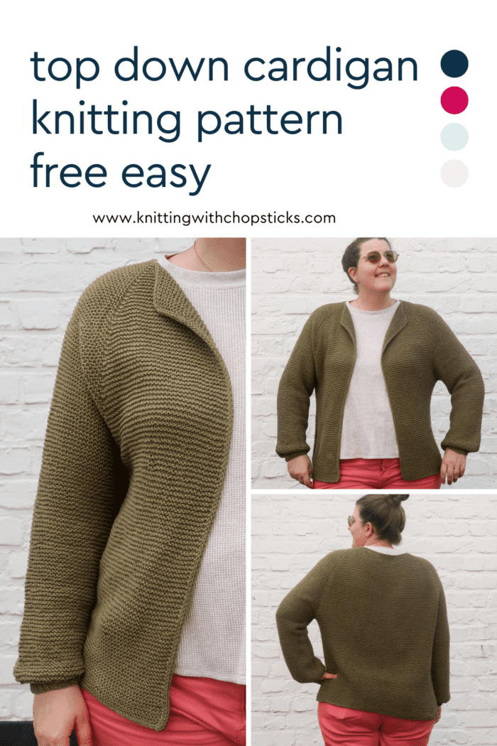 Stillwater Top Down Cardigan Knitting Pattern Free | Knitting with ...
