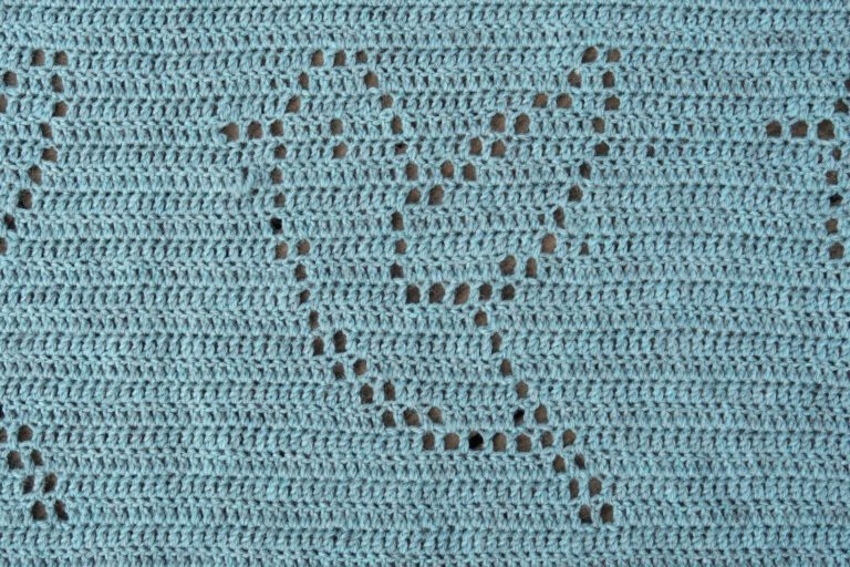Hummingbirds filet crochet stitch tutorial free