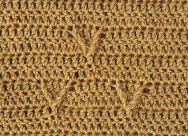 Flight Formation crochet stitch tutorial free blanket pattern