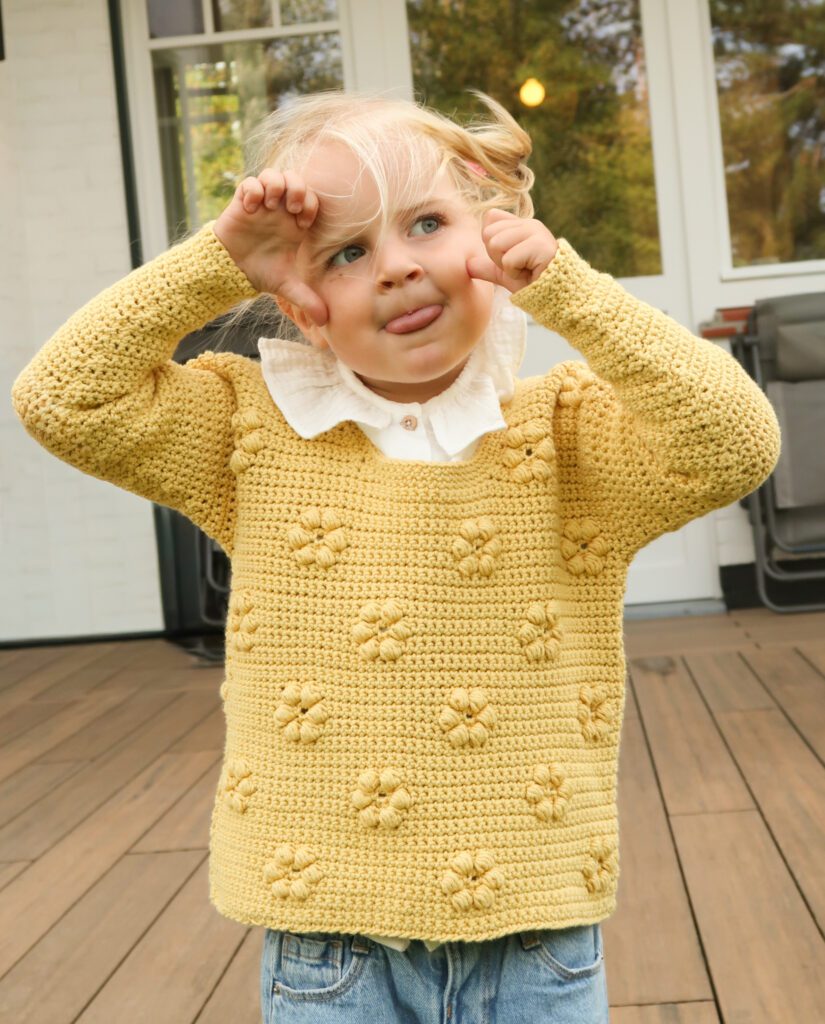 childs crochet jumper pattern free