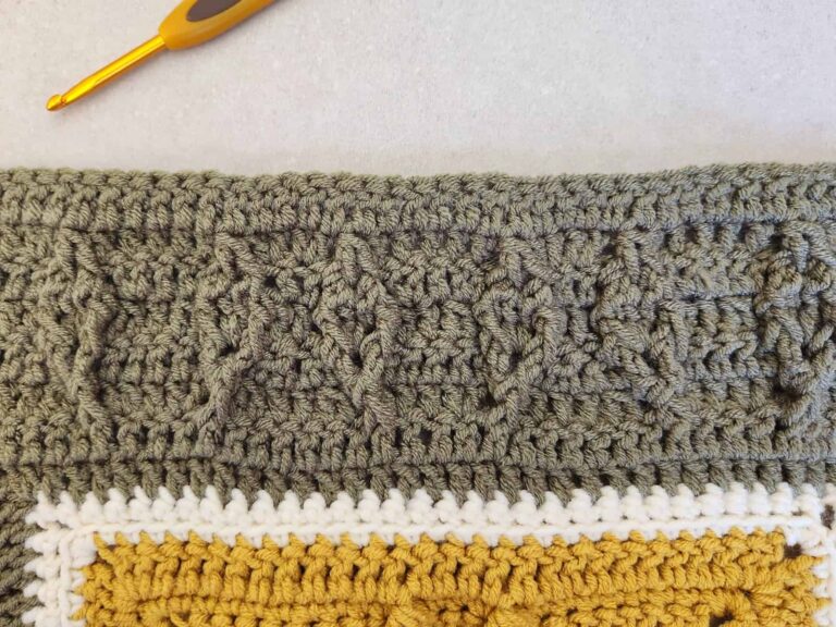 textured crochet blanket stripe pattern idea free