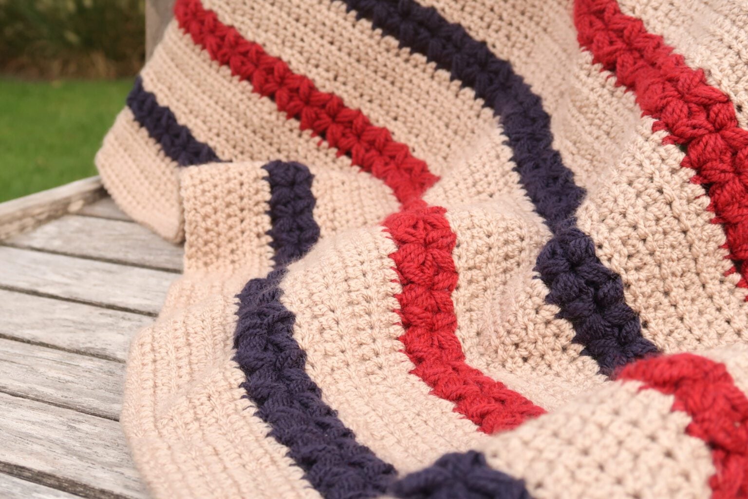 Easy Crochet Blanket Pattern for Beginners | Knitting with Chopsticks