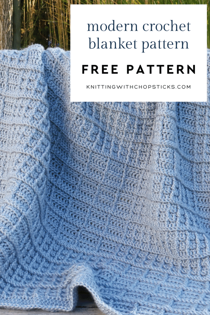modern crochet blanket pattern free