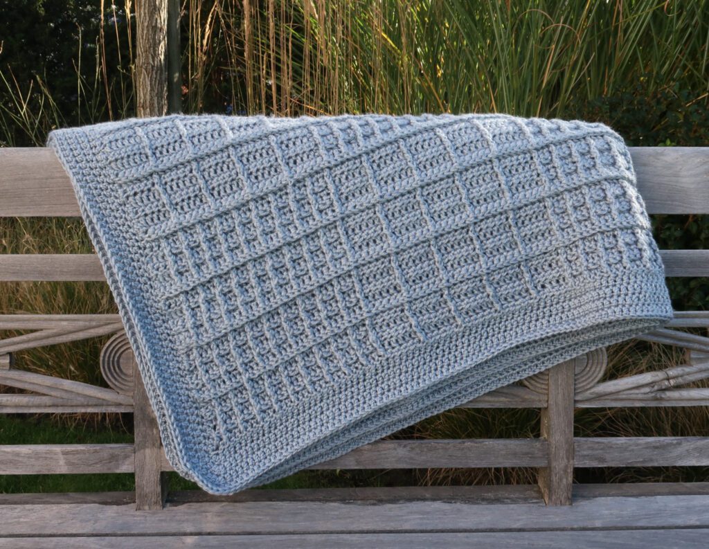 textured crochet blanket pattern